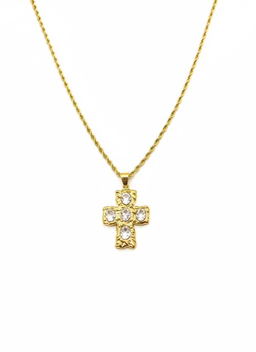 COLLANA CROSS DIAMOND