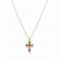 COLLANA CROSS MULTICOLOR