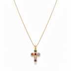 COLLANA CROSS MULTICOLOR