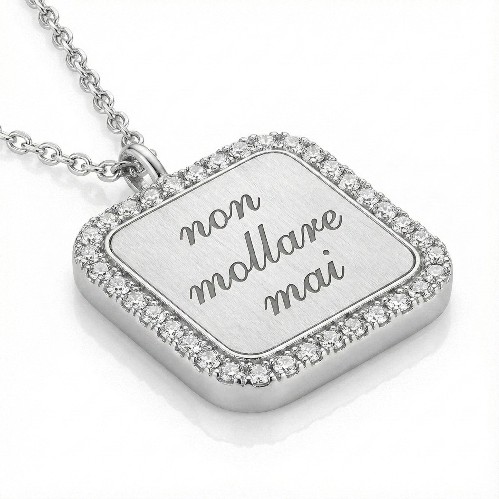 TARGHETTA INCISIONE QUADRATA GLOW