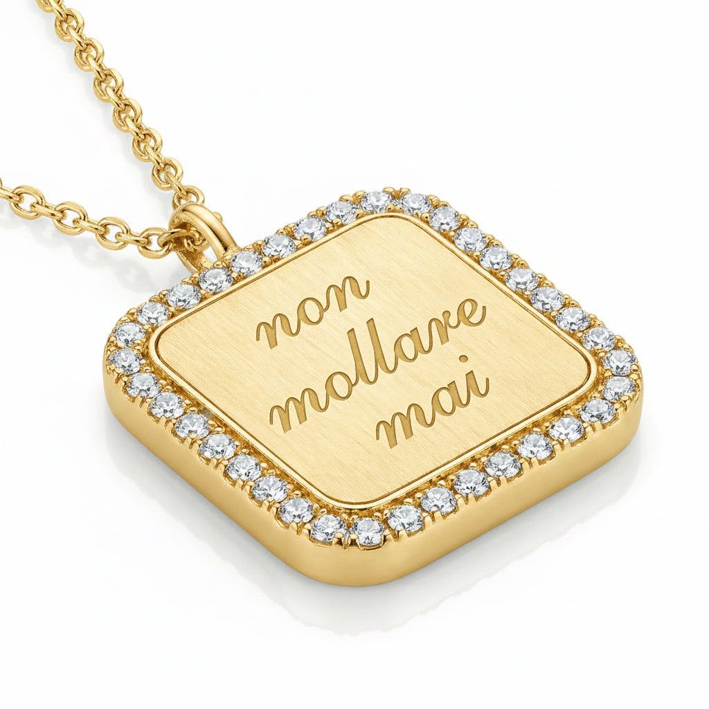 TARGHETTA INCISIONE QUADRATA GLOW