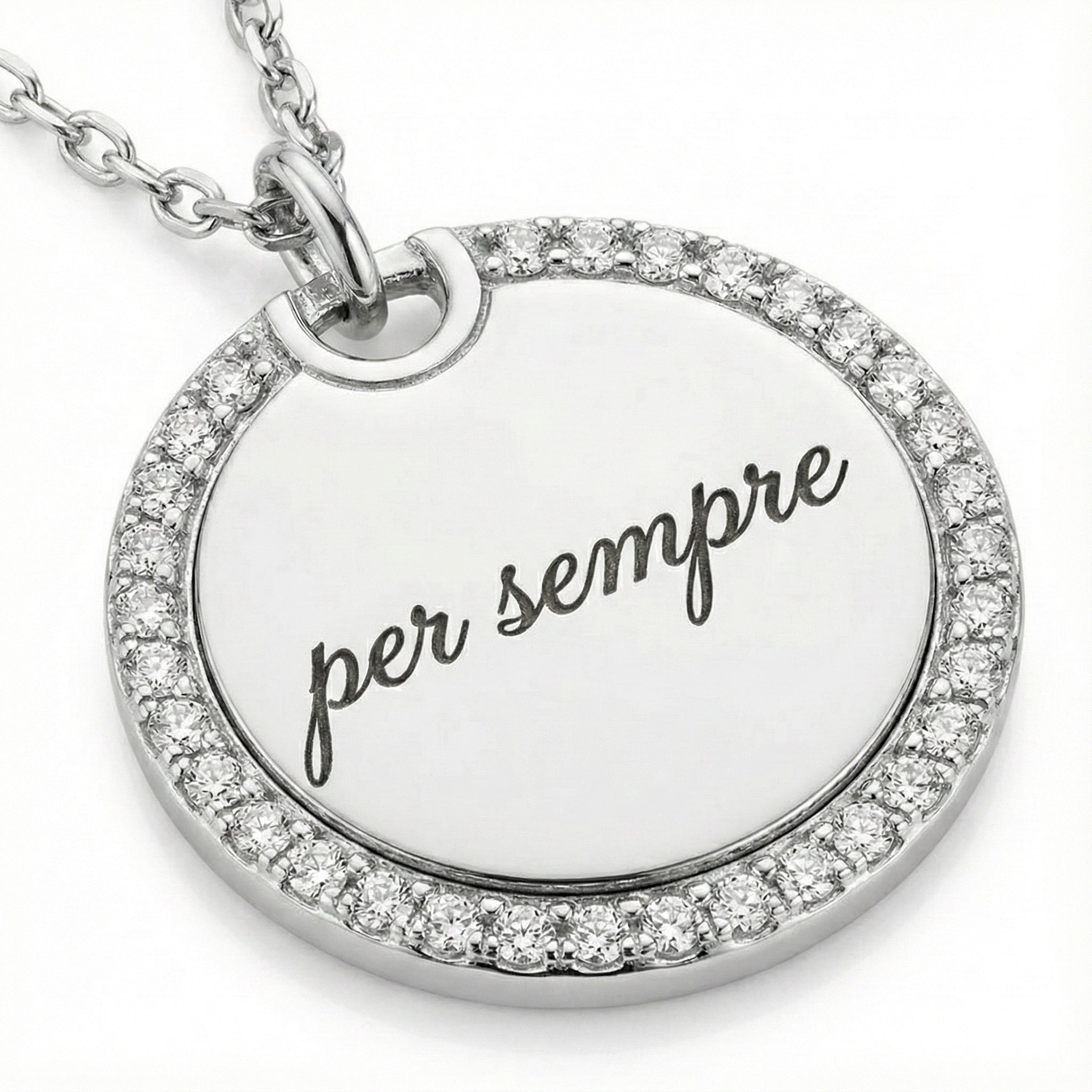 TARGHETTA INCISIONE GLOW TONDA