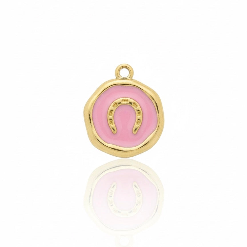 CHARM FERRO DI CAVALLO PINK