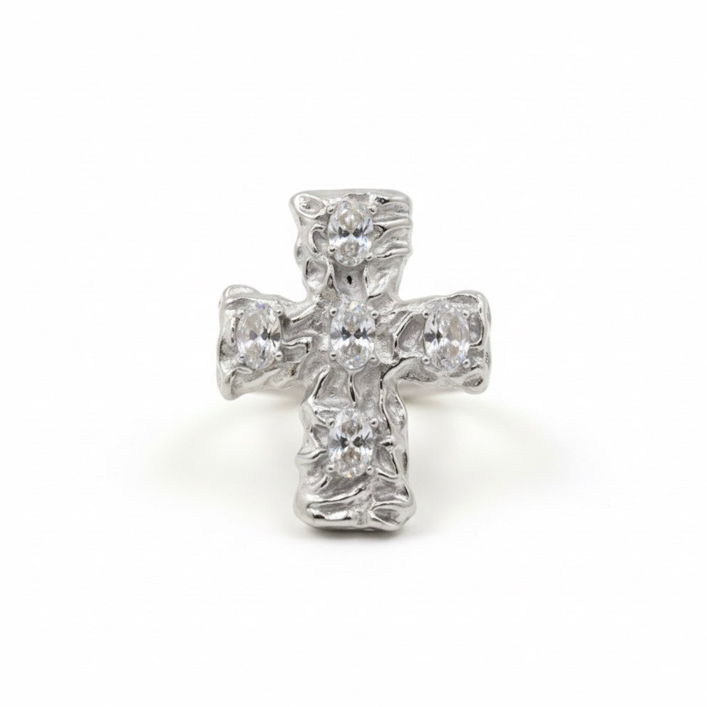ANELLO CROSS DIAMOND