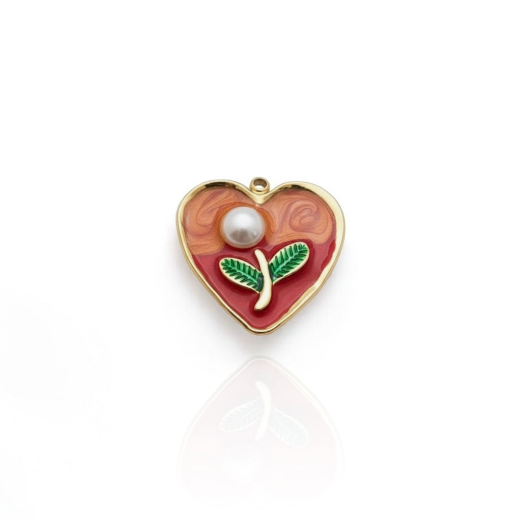 CHARM CUORE DI PERLA