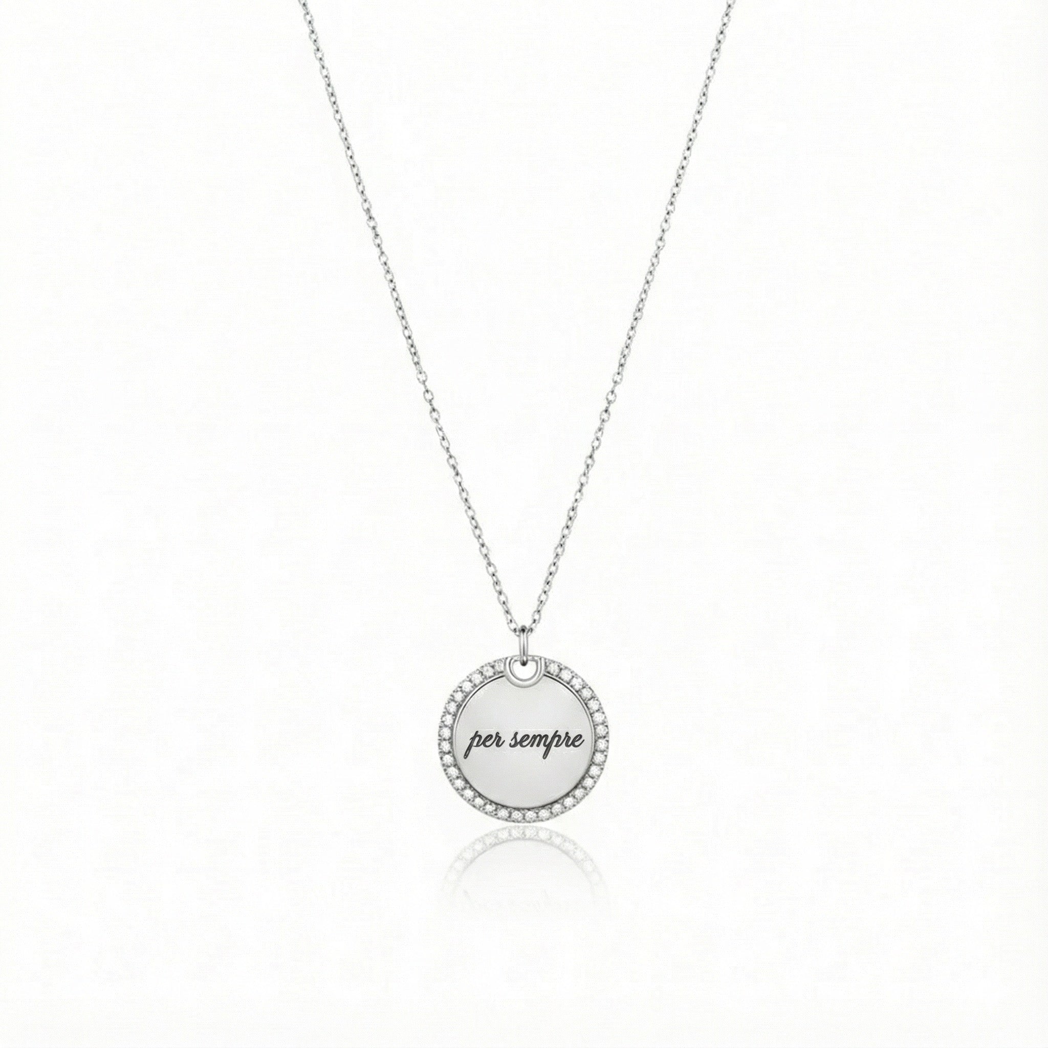 TARGHETTA INCISIONE GLOW TONDA