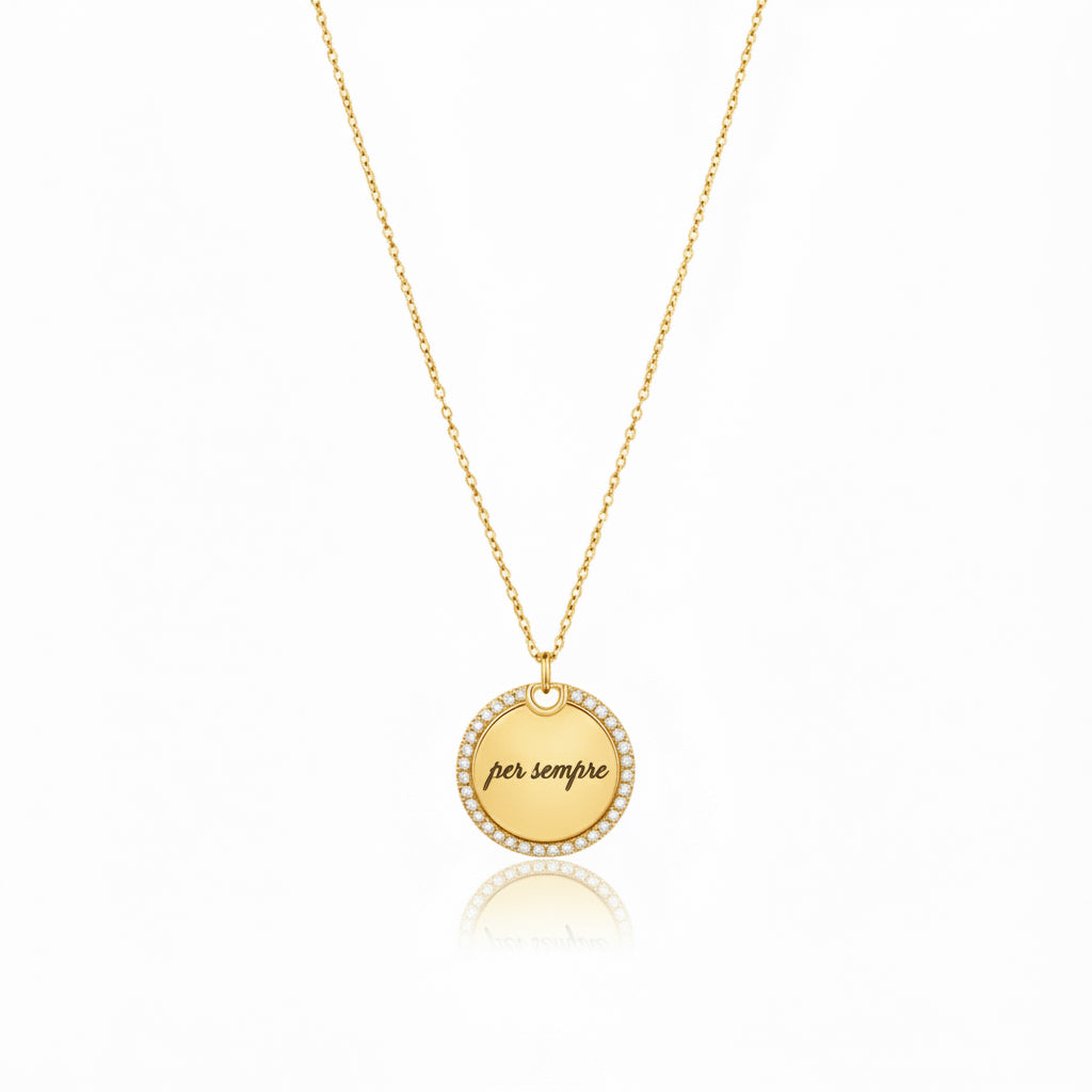 TARGHETTA INCISIONE GLOW TONDA