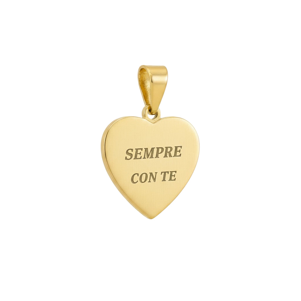 TARGHETTA CUORE INCISIONE